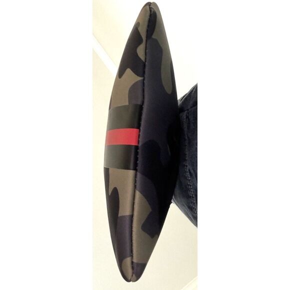 GIRLIE GIRL‎ ORIGINALS Tote Crossbody Purse Women Camo Red Stripe Neoprene Bag - Picture 4 of 14